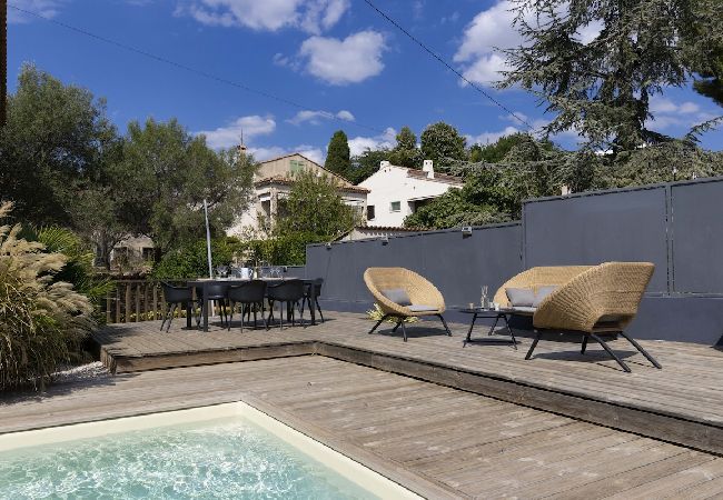 Maison à La Ciotat - Gararro. Maison bohème, piscine, clim, jardin Maison à La Ciotat - Gararro. Maison bohème, piscine, clim, jardin