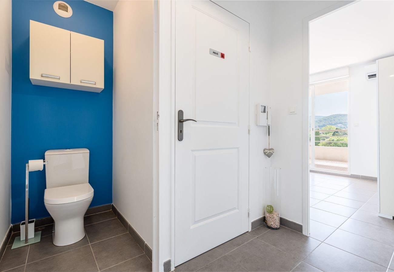 Appartement à La Ciotat - Gameou, piscine collective, 2 terrasses, Clim
