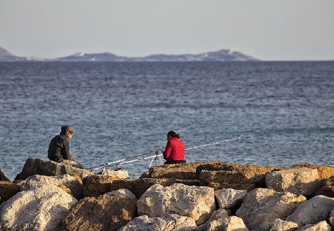 Appartement à La Ciotat - Le Biou, Charme et volupté, T4 vue mer et clim Appartement à La Ciotat - Le Biou, Charme et volupté, T4 vue mer et clim