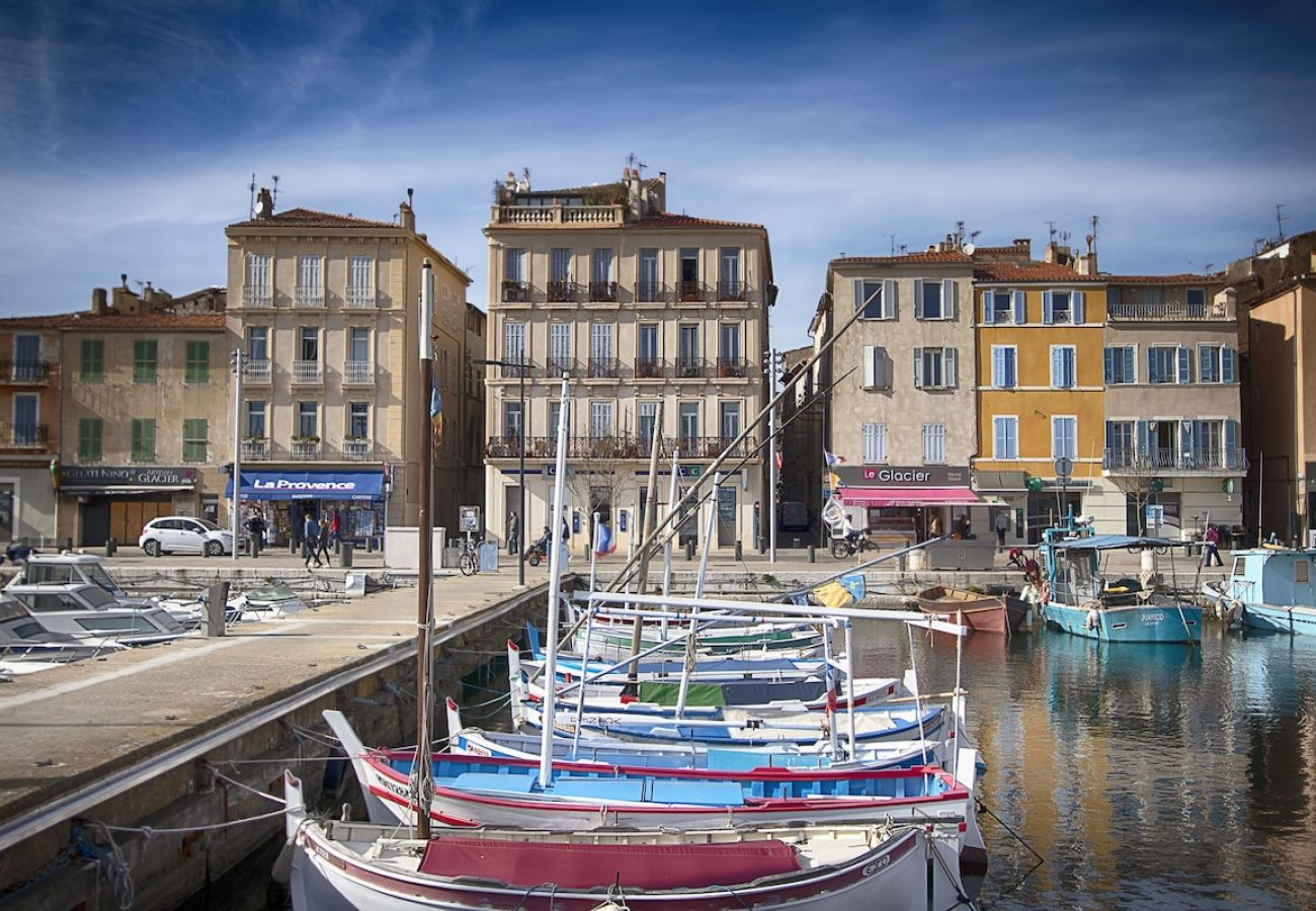 Appartement à La Ciotat - Le Biou, Charme et volupté, T4 vue mer et clim