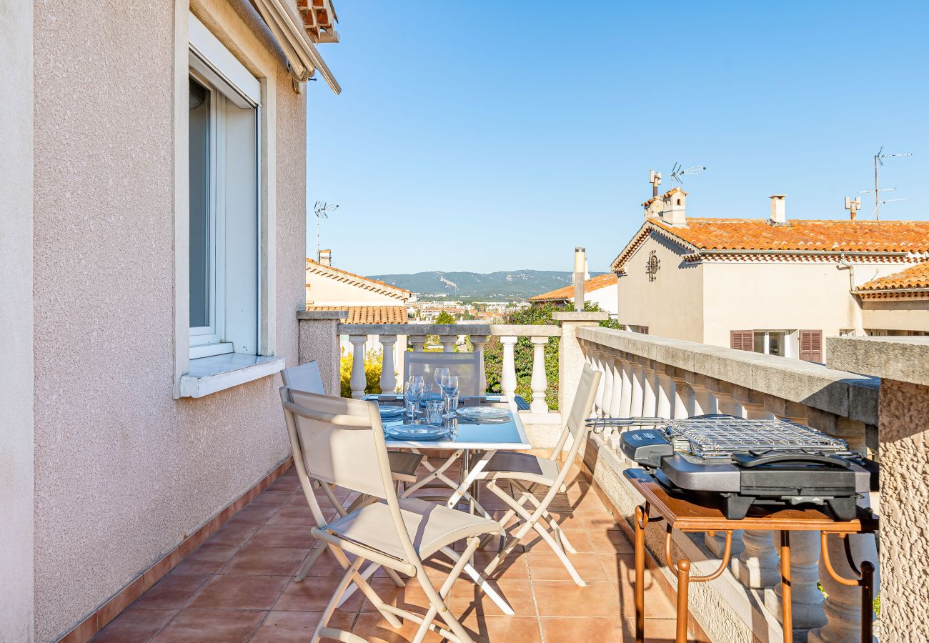 Appartement à La Ciotat - Mato. Terrasse vue mer, clim, garage sécurisé