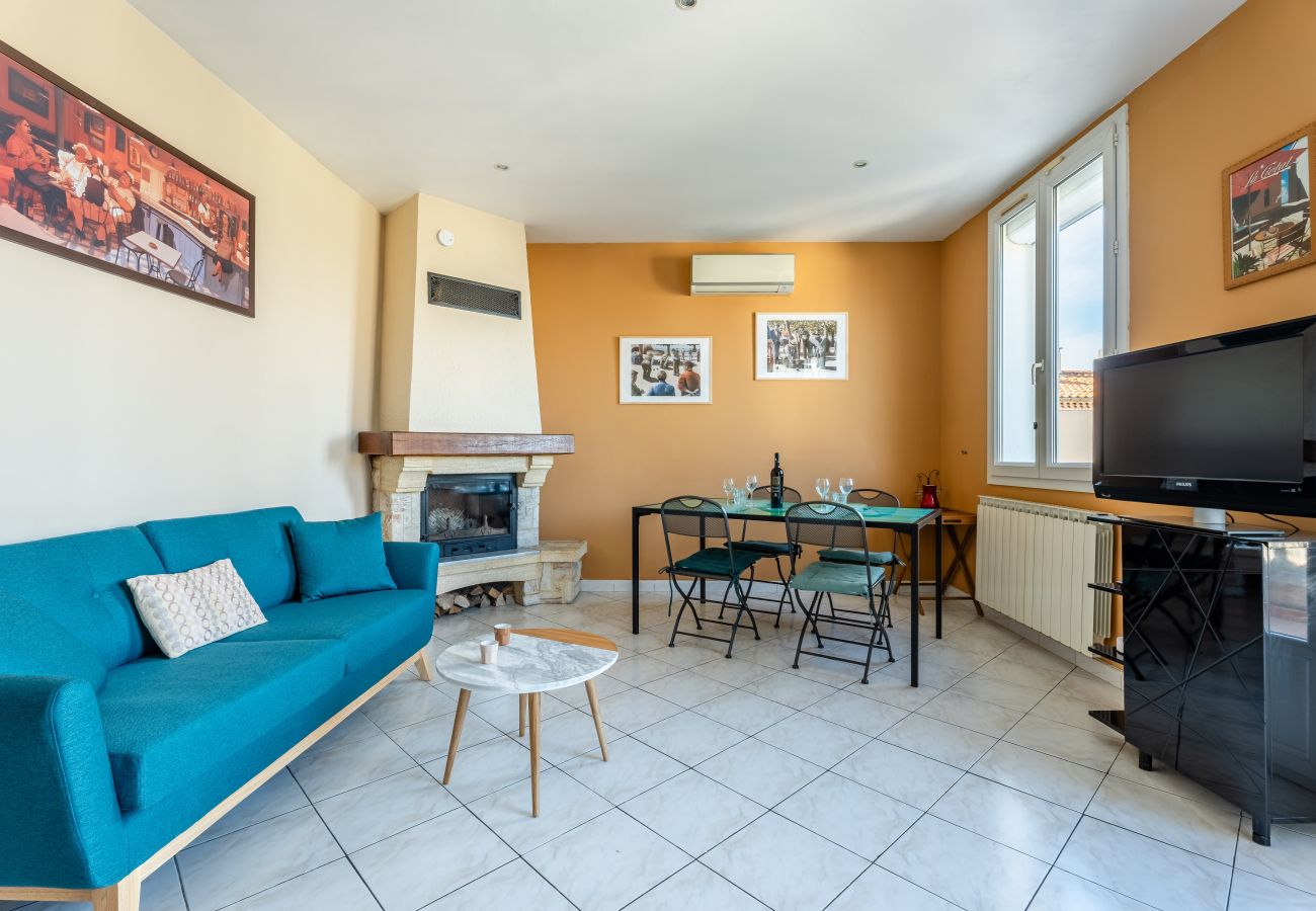 Appartement à La Ciotat - Mato. Terrasse vue mer, clim, garage sécurisé