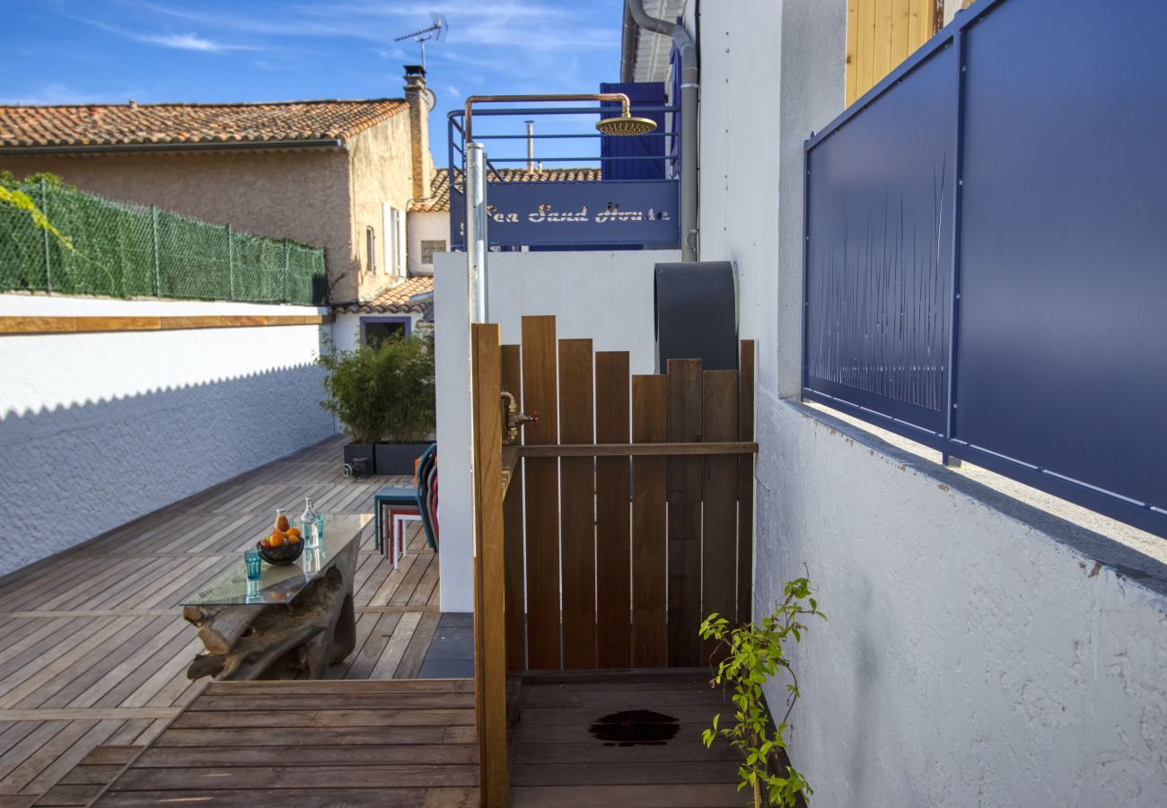 Maison à La Ciotat - Sea Sand House. Villa-galerie. Bord de mer, clim