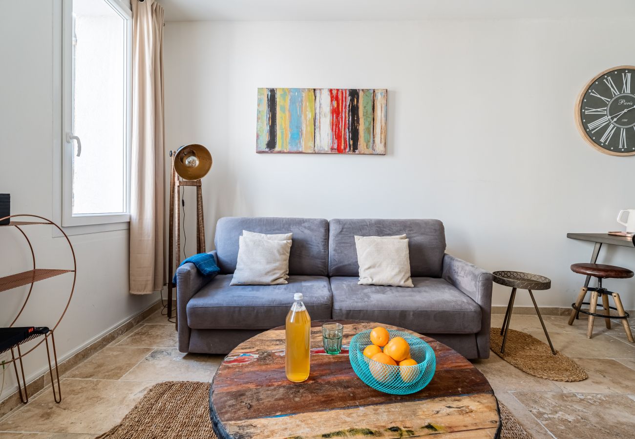 Appartement à La Ciotat - Ethnic. Vue port, clim, centré plages-calanques