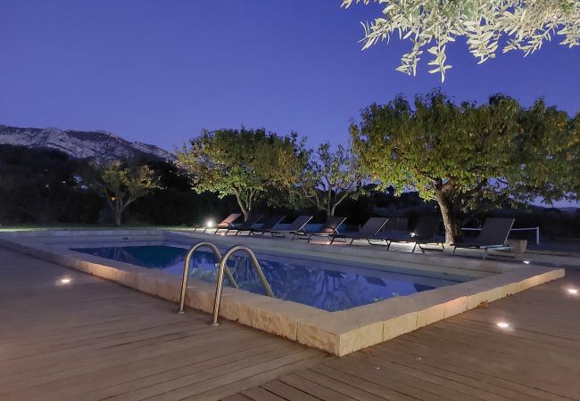 Maison à Roquevaire - Mas Lasa, piscine chauffée, tennis, grand jardin