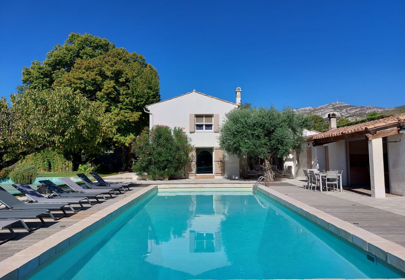 Maison à Roquevaire - Mas Lasa, piscine chauffée, tennis, grand jardin