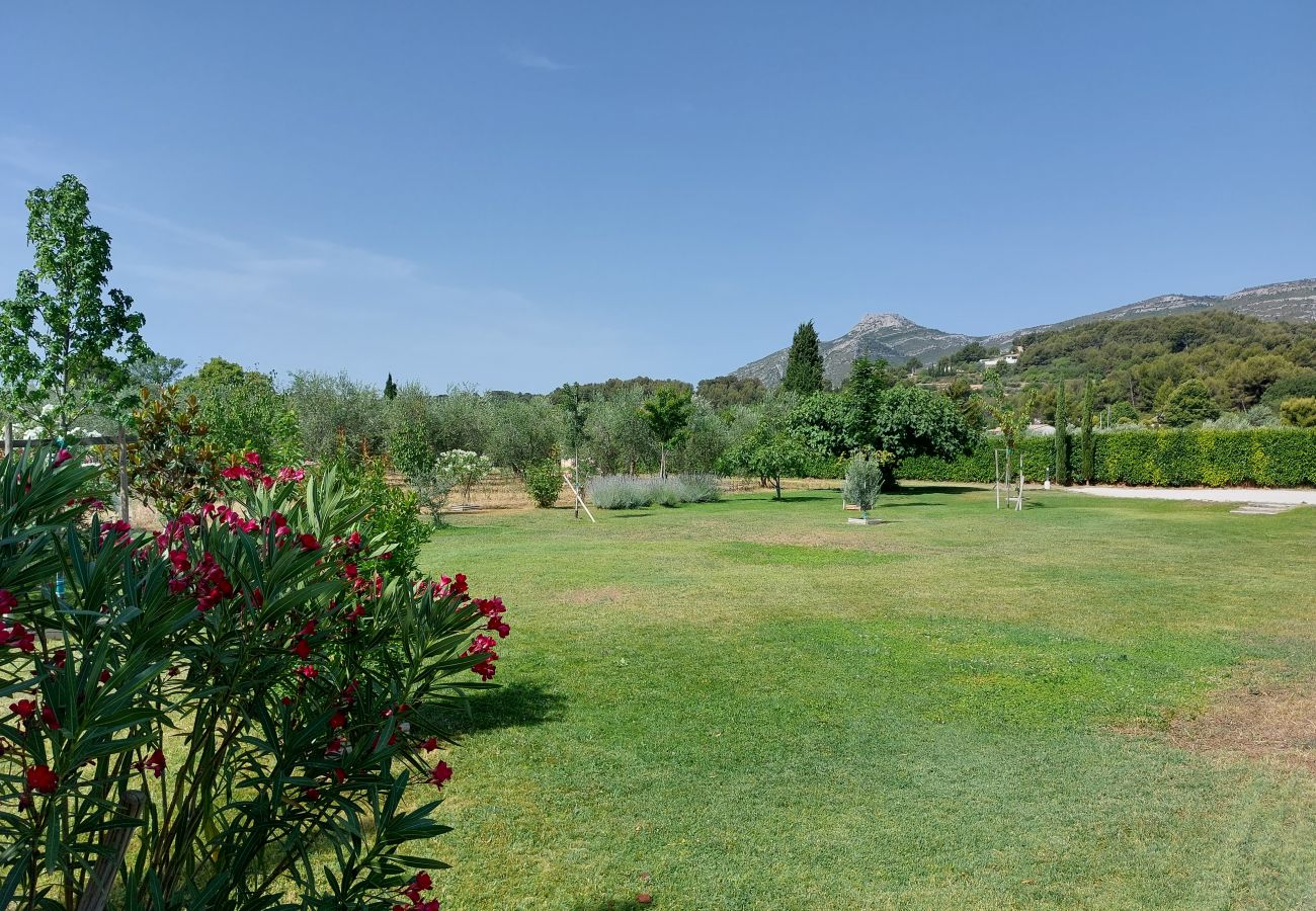 Maison à Roquevaire - Mas Lasa, piscine chauffée, tennis, grand jardin