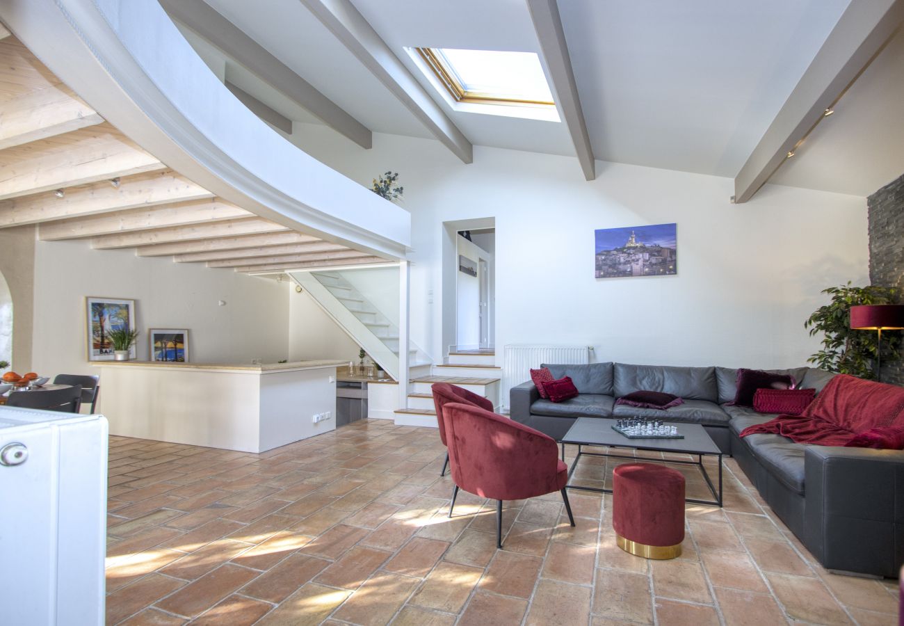 Maison à Roquevaire - Mas Lasa, piscine chauffée, tennis, grand jardin