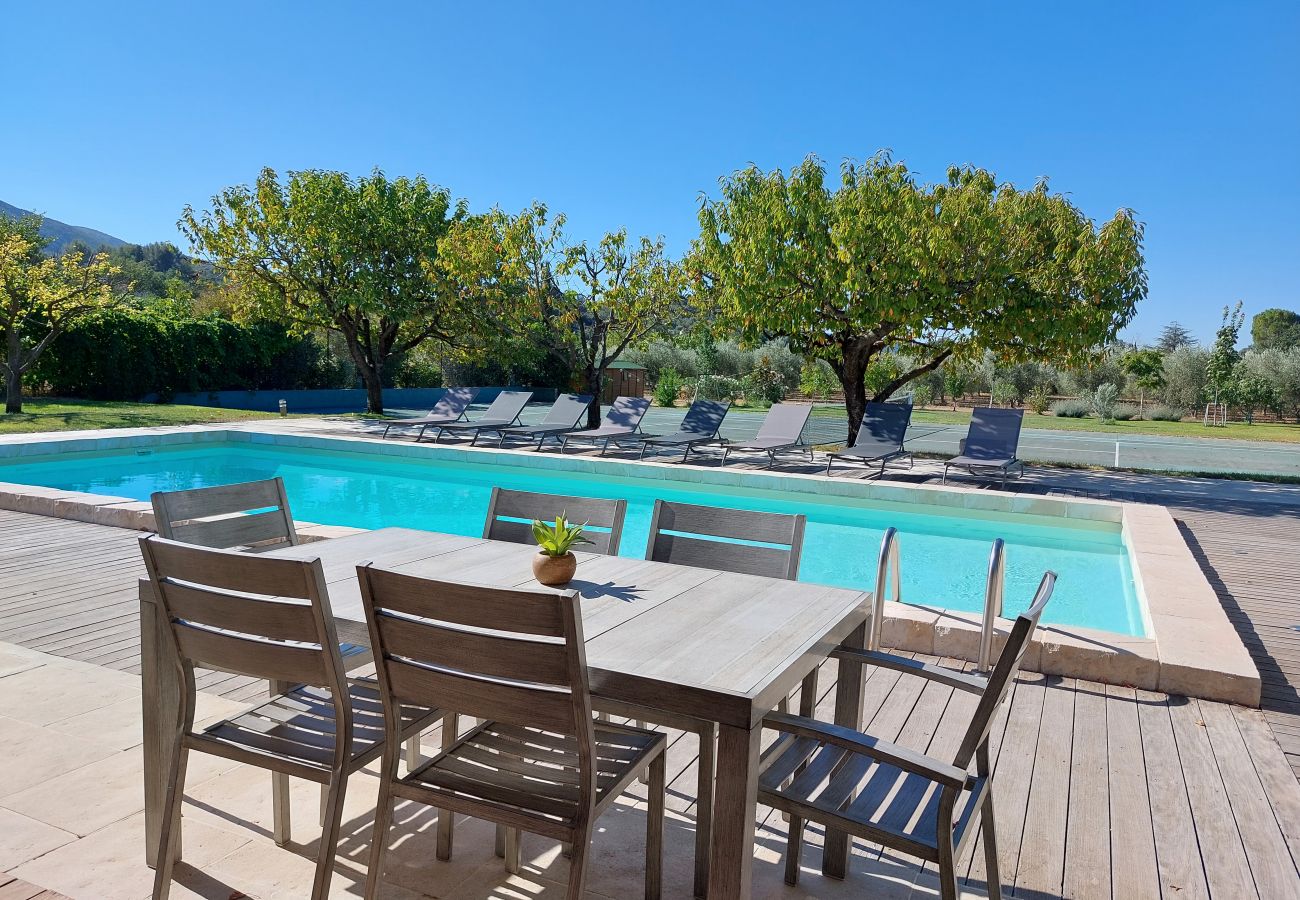 Maison à Roquevaire - Mas Lasa, piscine chauffée, tennis, grand jardin
