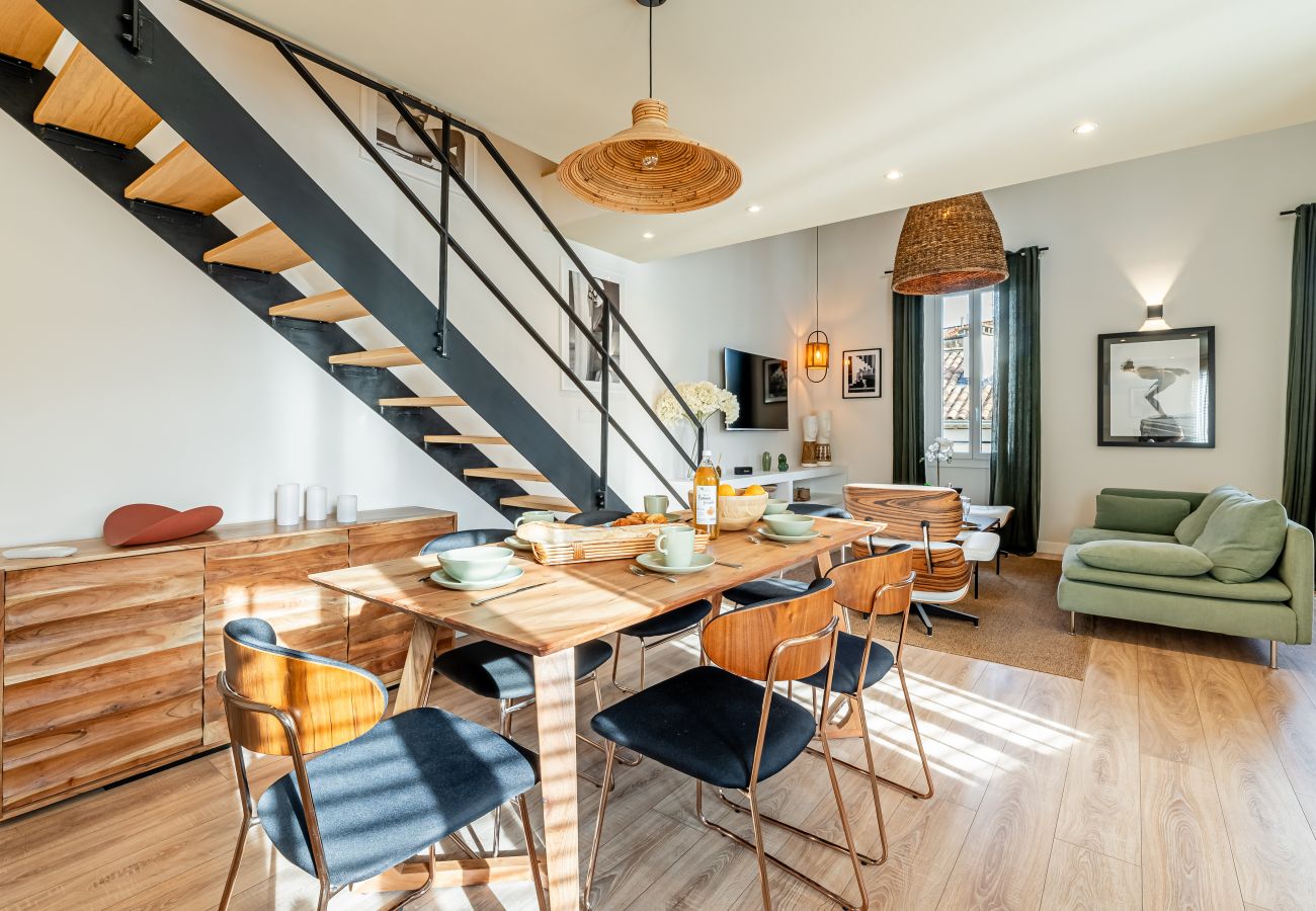 Appartement à La Ciotat - Pinca, Duplex de standing, élégant, climatisation