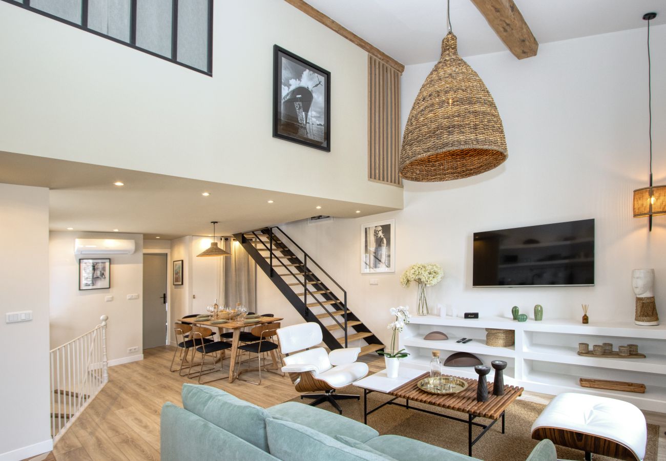 Appartement à La Ciotat - Pinca, Duplex de standing, élégant, climatisation