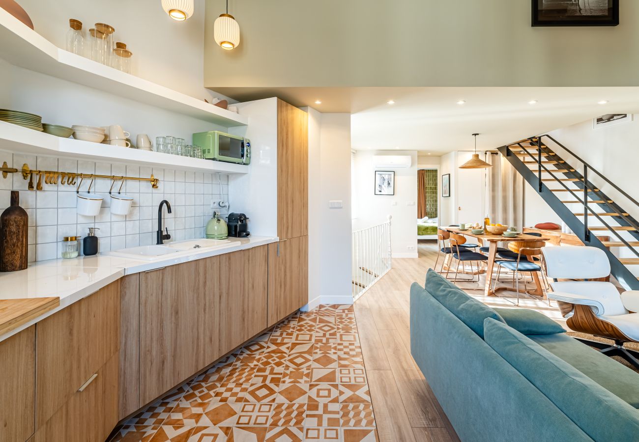 Appartement à La Ciotat - Pinca, Duplex de standing, élégant, climatisation
