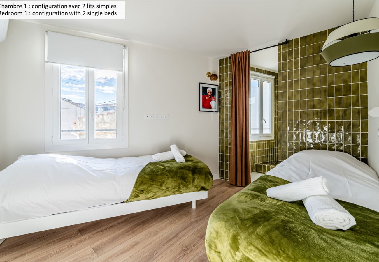 Appartement à La Ciotat - Pinca, Duplex de standing, élégant, climatisation