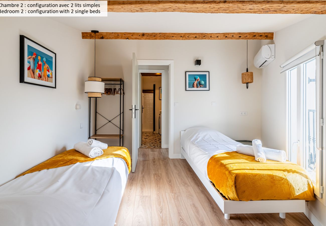 Appartement à La Ciotat - Pinca, Duplex de standing, élégant, climatisation