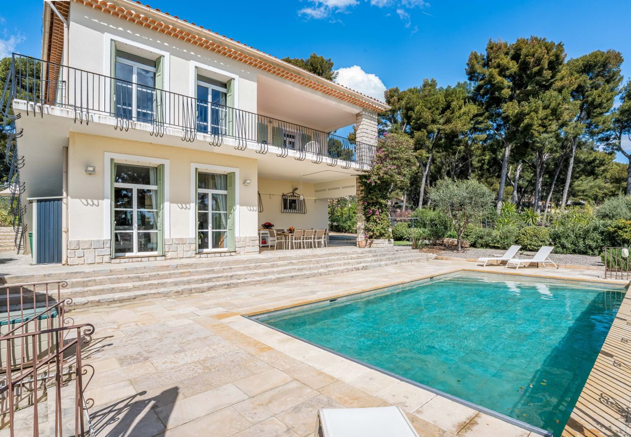 Villa à La Ciotat - Villa Pandora, piscine chauffée, vue mer, jardin