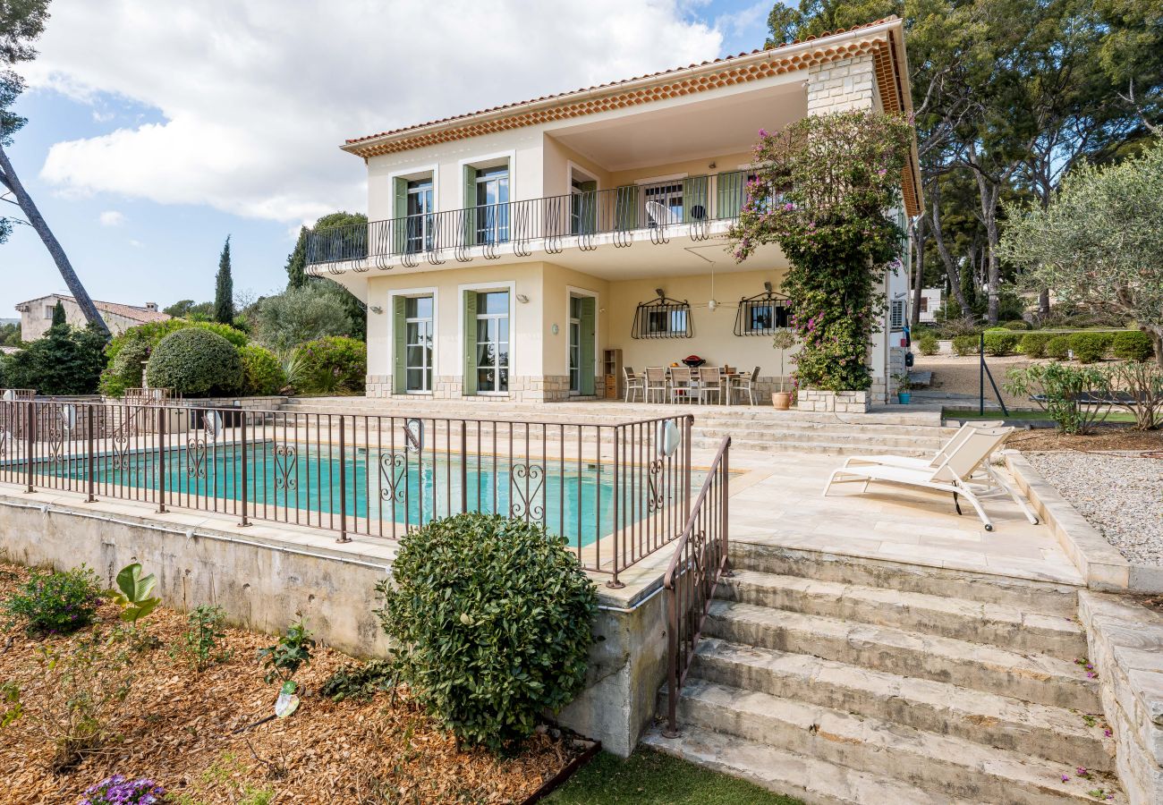 Villa à La Ciotat - Villa Pandora, piscine chauffée, vue mer, jardin
