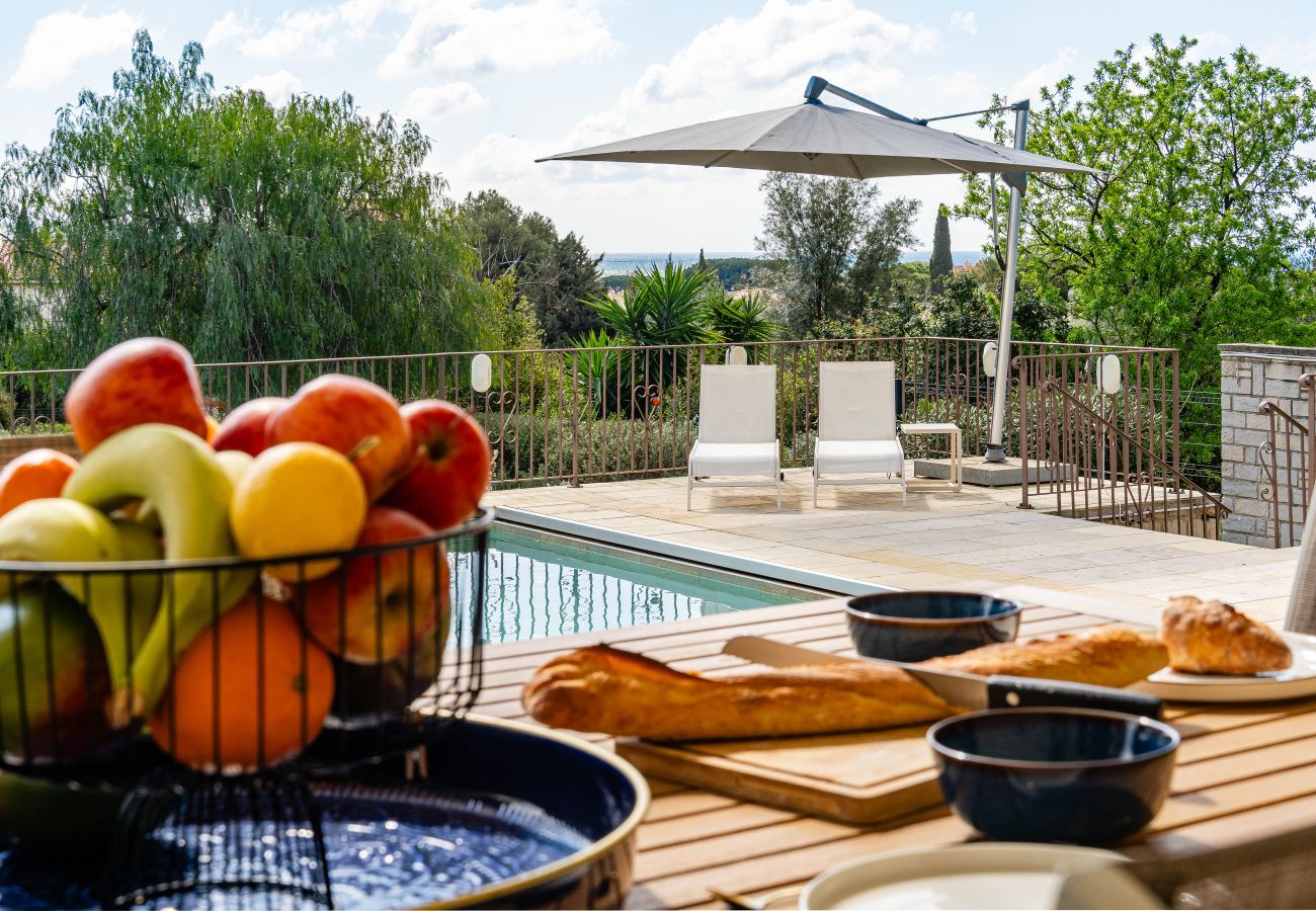 Villa à La Ciotat - Villa Pandora, piscine chauffée, vue mer, jardin