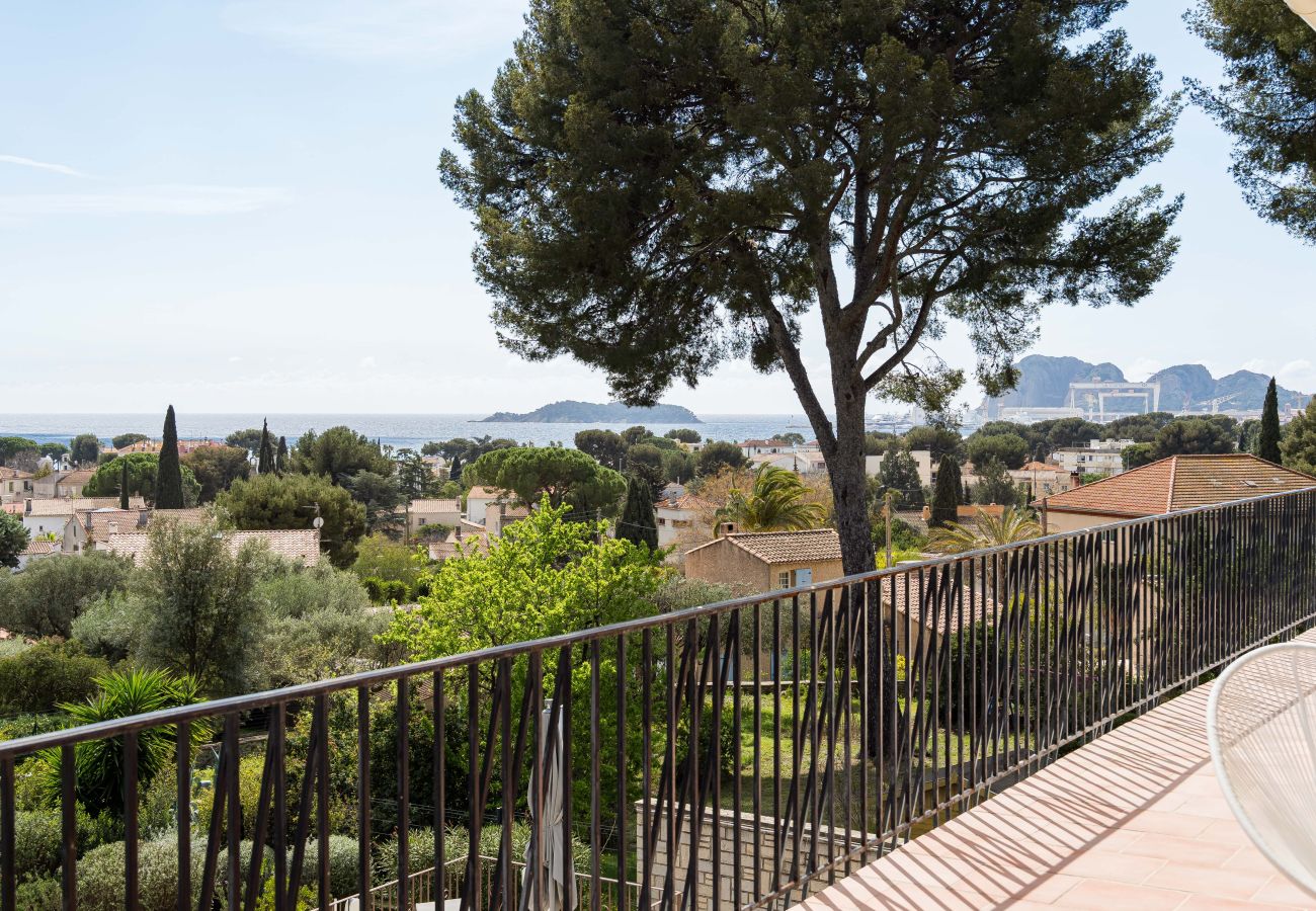 Villa à La Ciotat - Villa Pandora, piscine chauffée, vue mer, jardin
