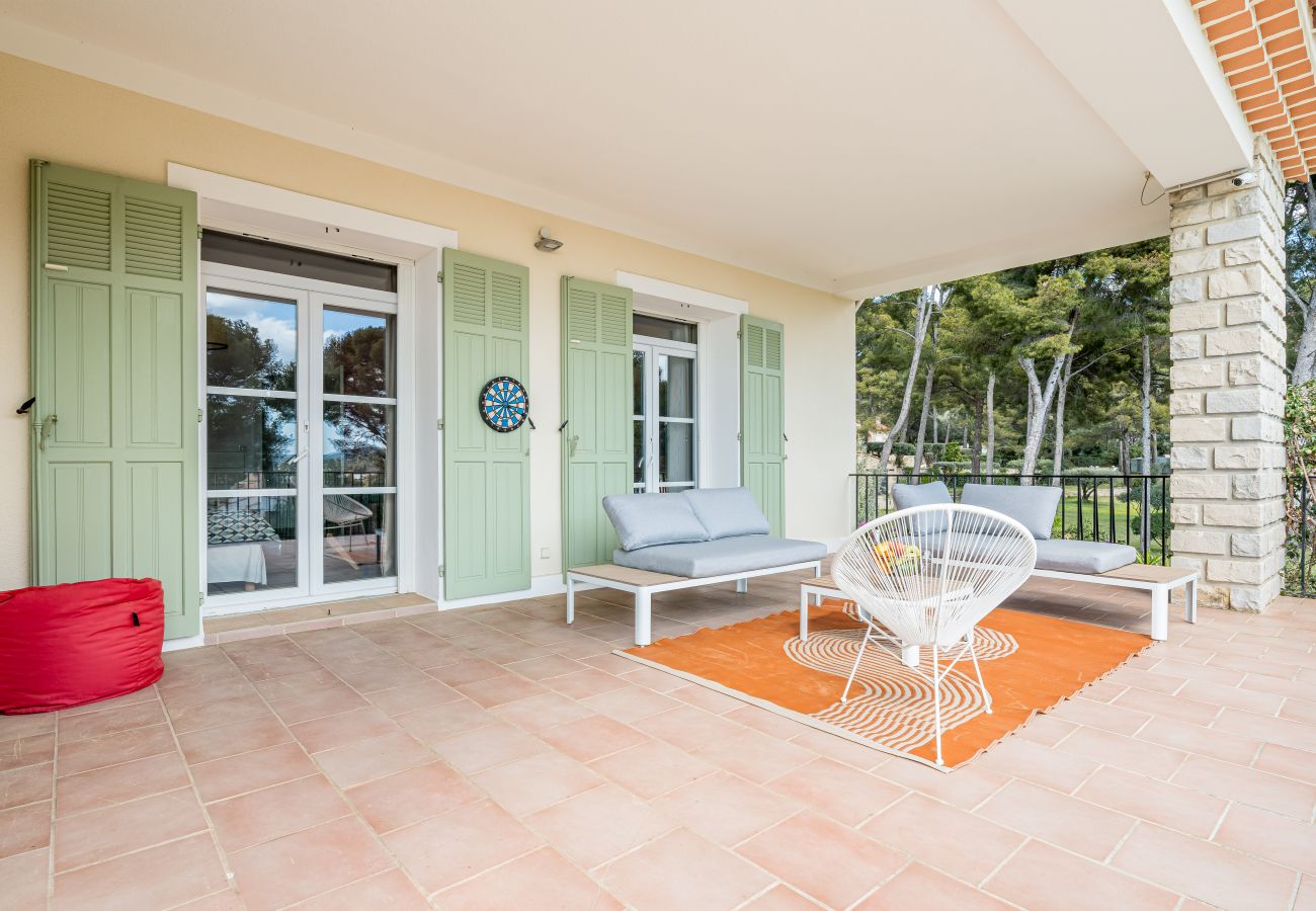Villa à La Ciotat - Villa Pandora, piscine chauffée, vue mer, jardin