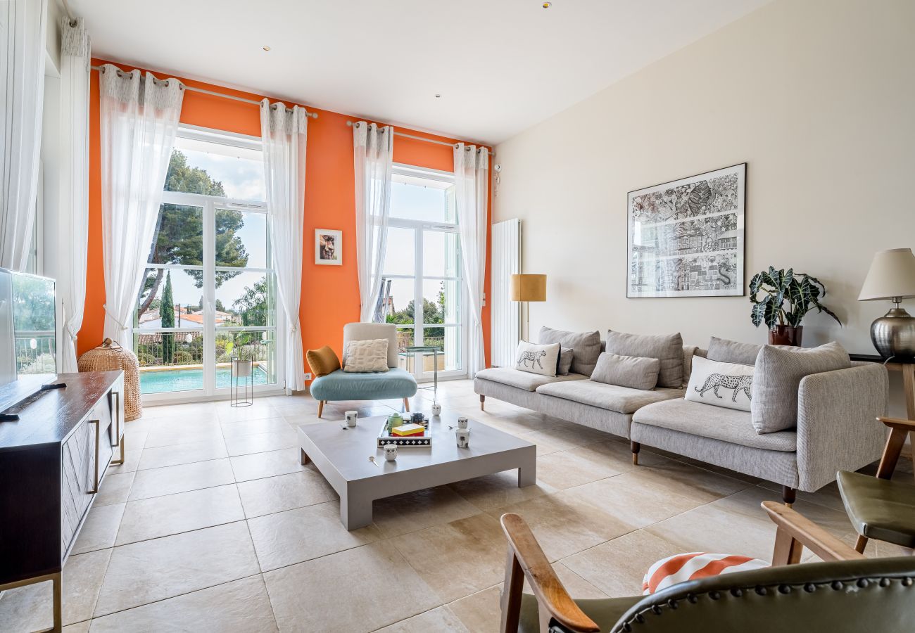 Villa à La Ciotat - Villa Pandora, piscine chauffée, vue mer, jardin