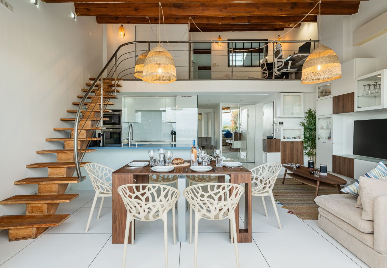 Appartement à La Ciotat - Pitchounette. Vue mer, terrasse, jacuzzi, clim