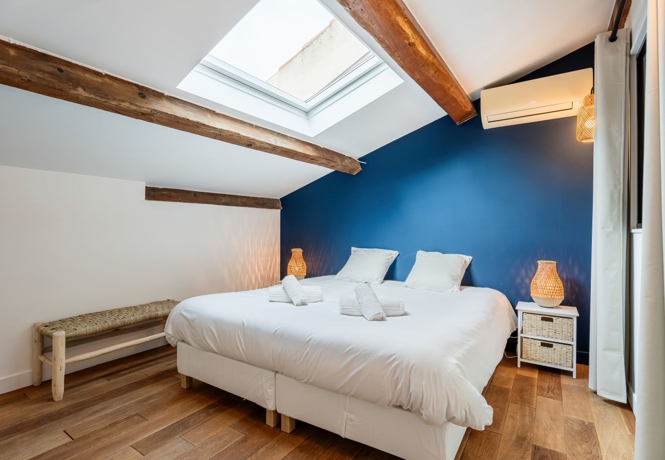 Appartement à La Ciotat - Pitchounette. Vue mer, terrasse, jacuzzi, clim